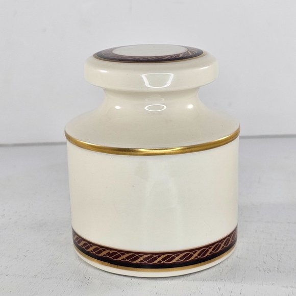 Lenox Monroe Paperweight Hand Decorated 24K Gold Accents - Picture 6 of 8